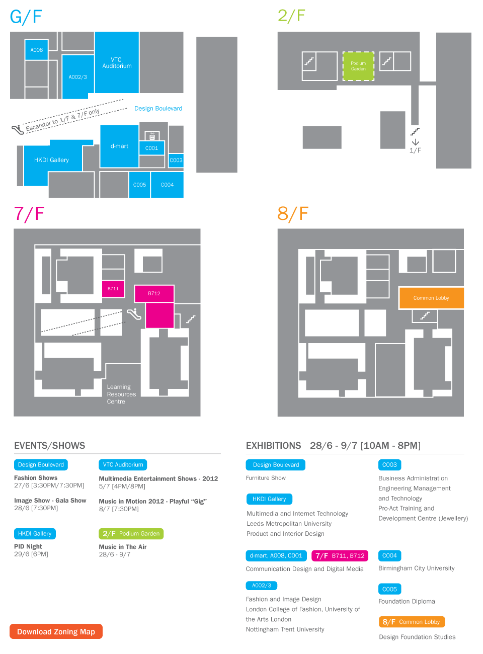 HKDI & IVE (Lee Wai Lee) Design Graduation Show 2012
